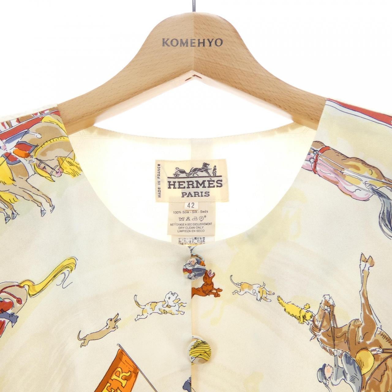 【ヴィンテージ】エルメス HERMES CIRQUE MORIER ツイルレーヌ. ベスト