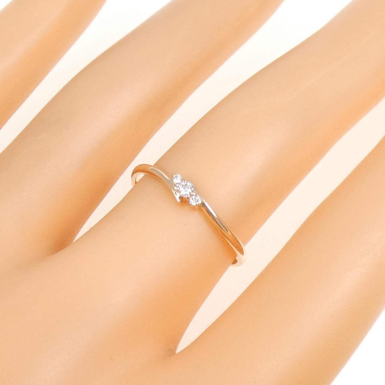 K10PG ダイヤモンド リング 0.04CT