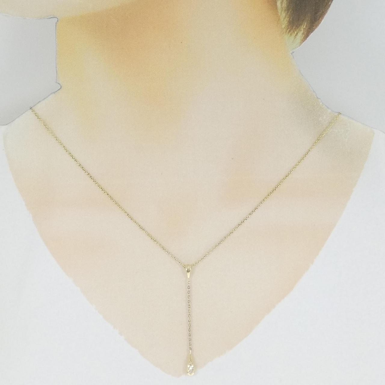 K10YG ダイヤモンド ネックレス