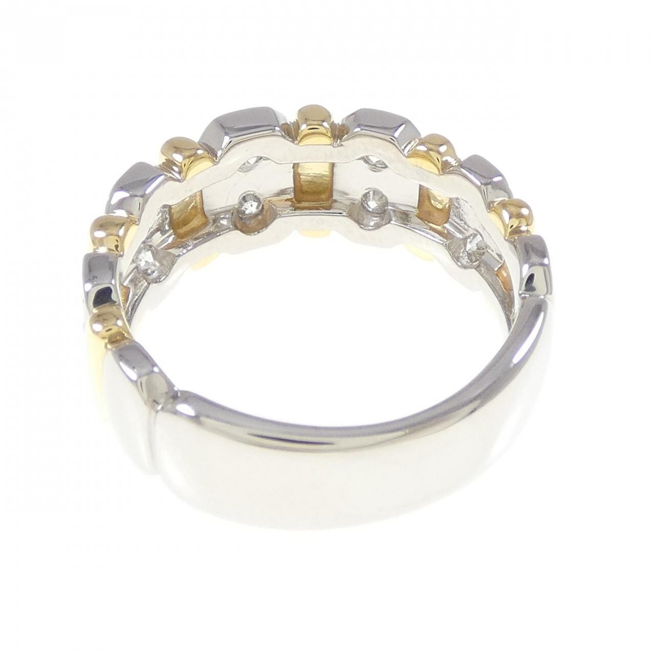 PT900/K18YG ダイヤモンド リング 0.52CT