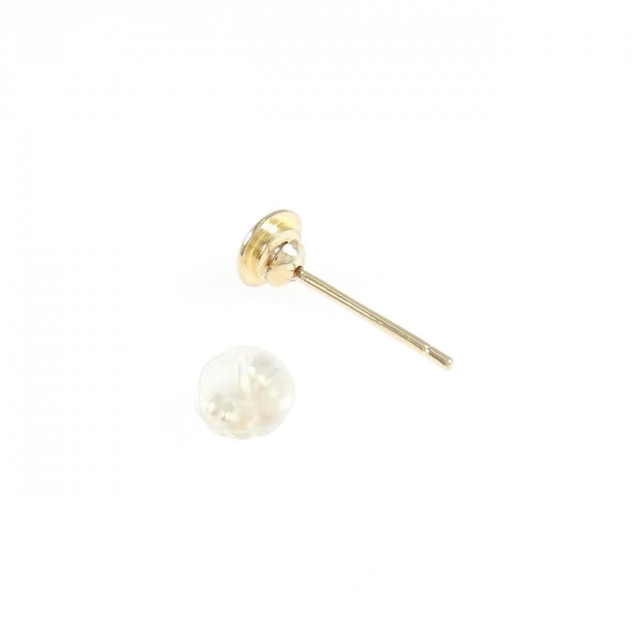 K18YG ダイヤモンド ピアス 0.10CT 片耳