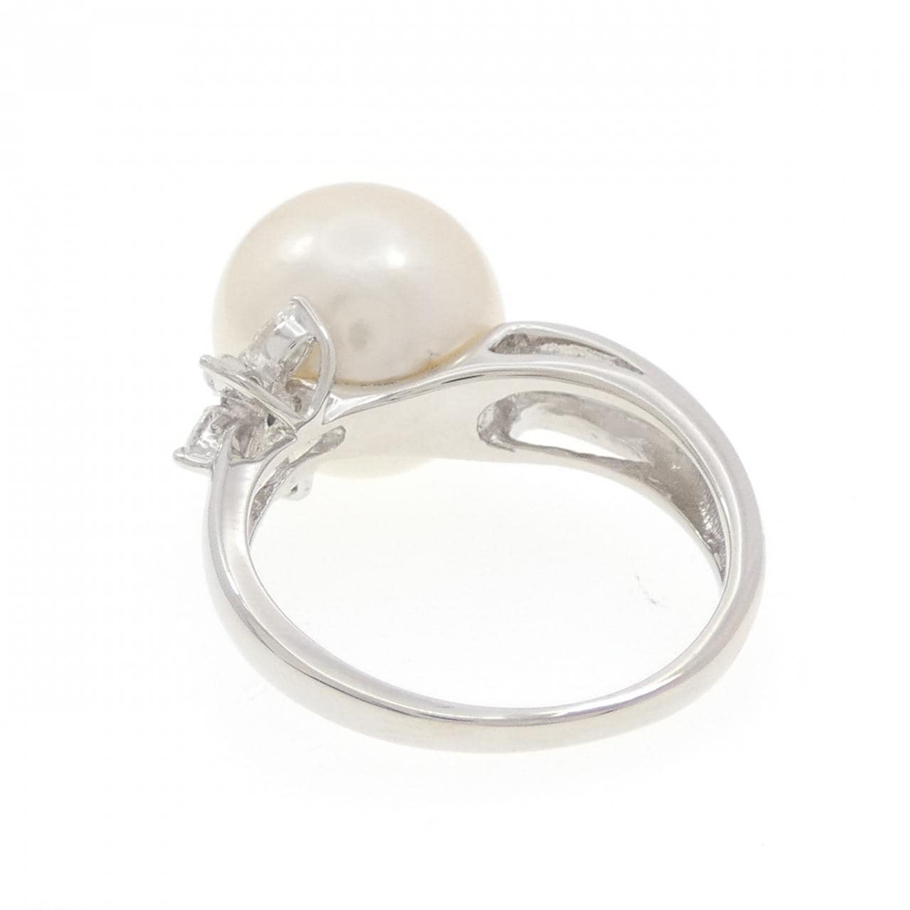 PT900 白蝶パール リング 11.6mm