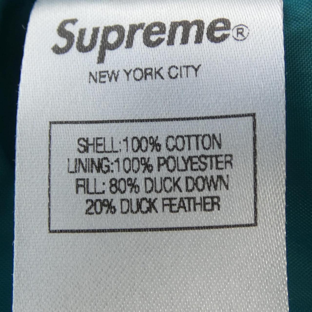 シュプリーム SUPREME FUCK DOWN ダウンジャケット