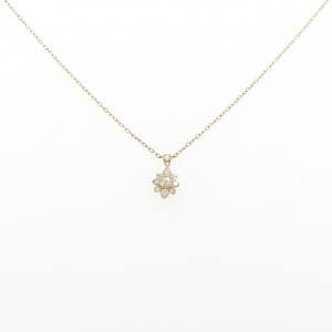 アガット ダイヤモンド ネックレス 0.14CT