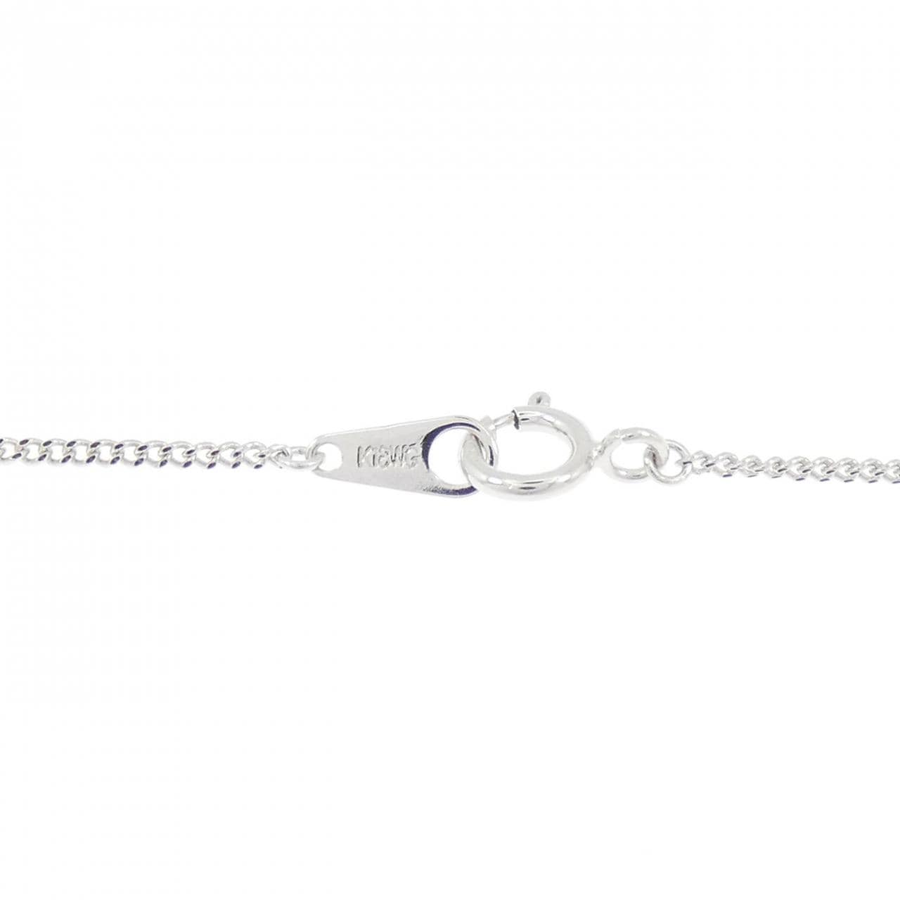 K18WG ハート ルビー ネックレス 0.60CT