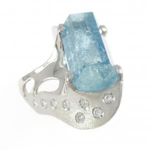 PT900 アクアマリン リング 15.41CT