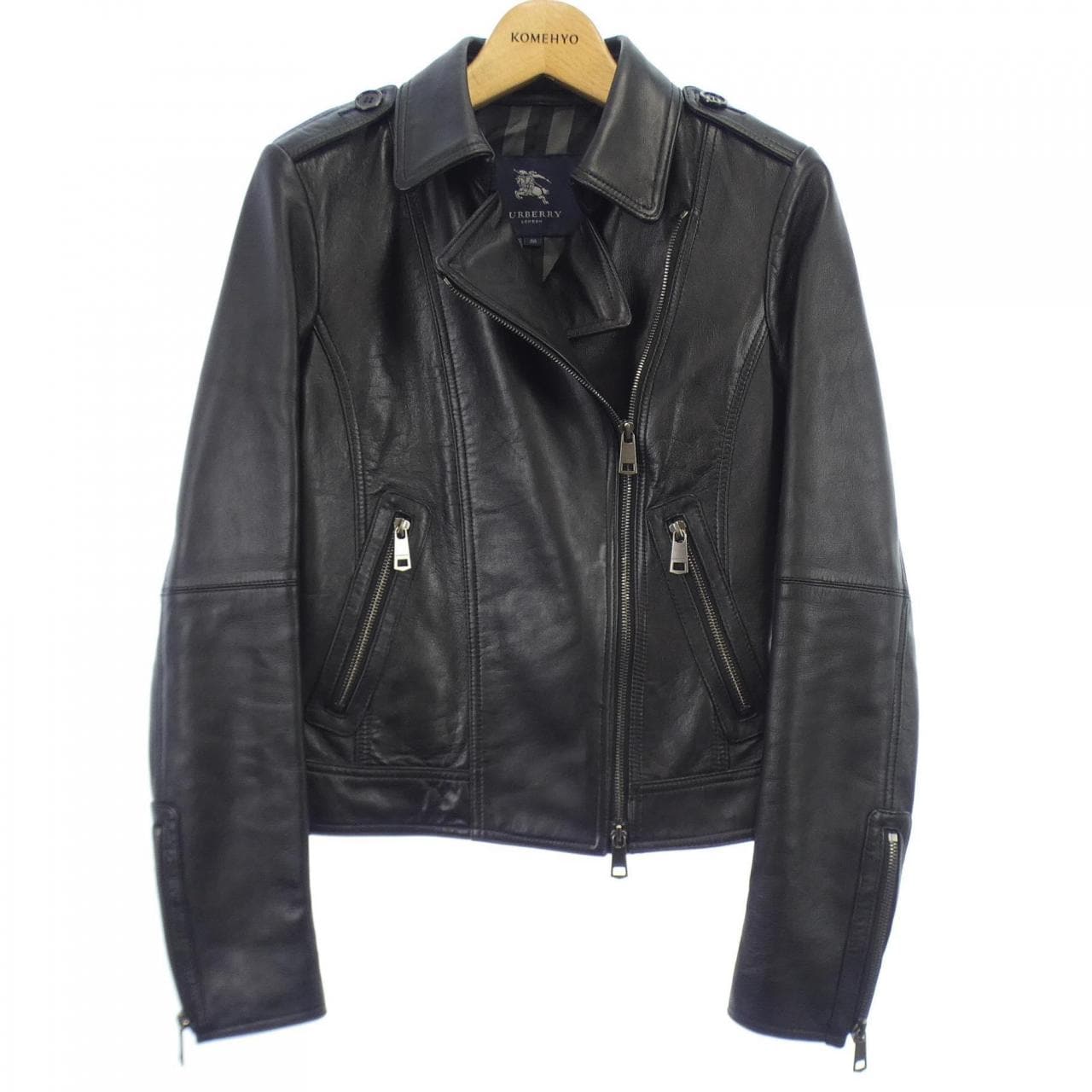 BURBERRY London 皮革骑士夹克