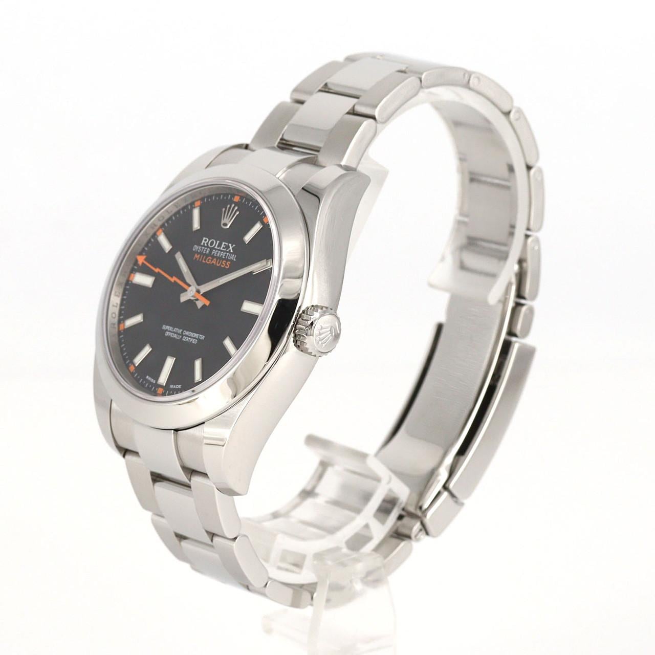 ロレックス ミルガウス 116400 SS 自動巻 V番