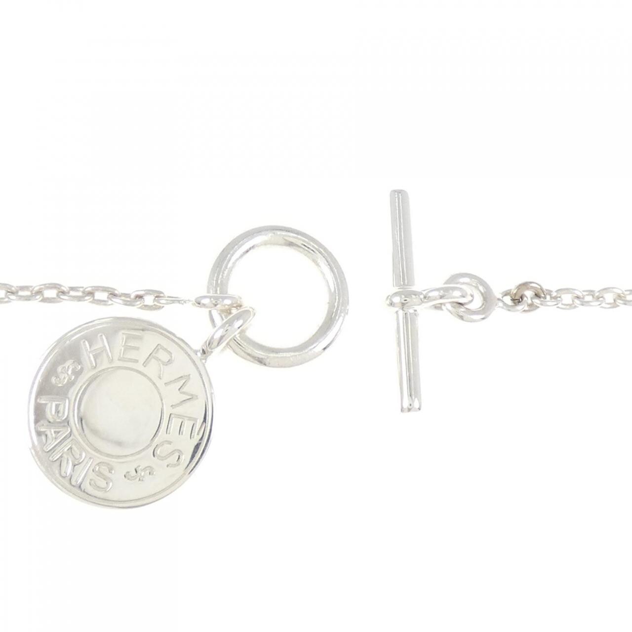 HERMES amulettes H 五彩紙屑項鍊