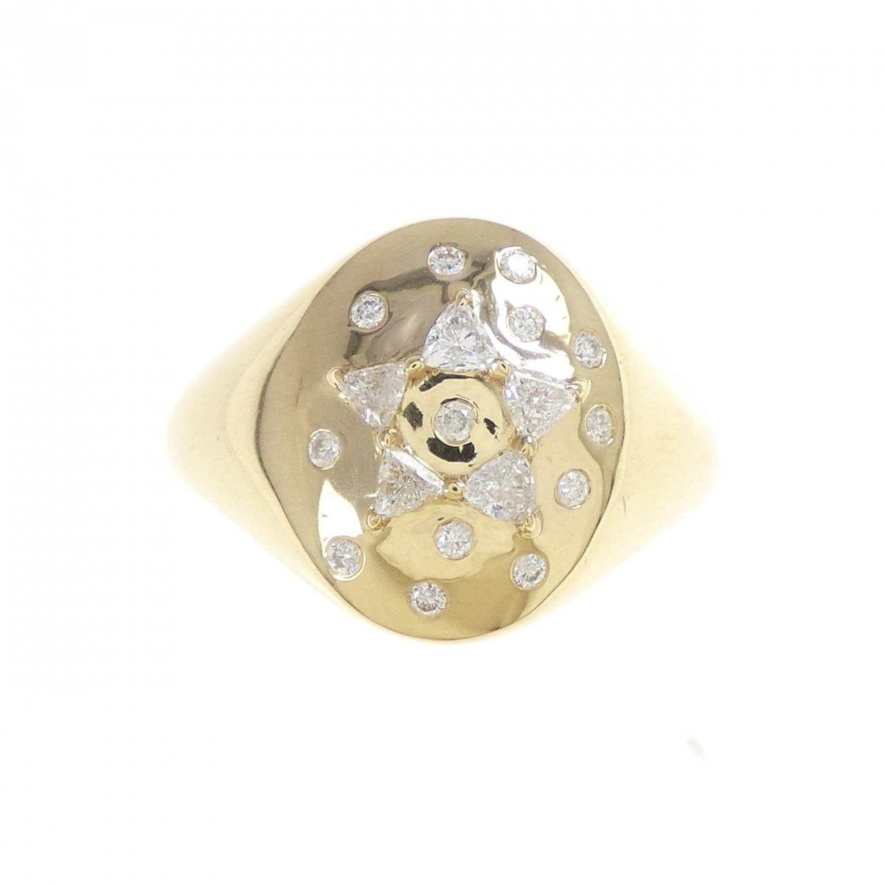 K18YG ダイヤモンド リング 0.24CT
