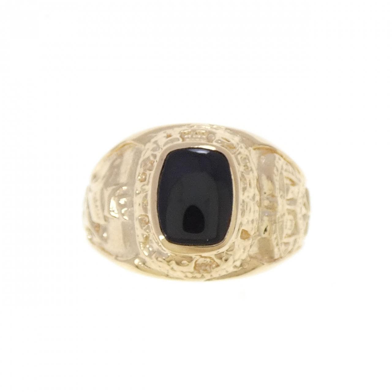 K18YG オニキス リング