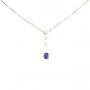 K18YG サファイヤ ネックレス 0.48CT