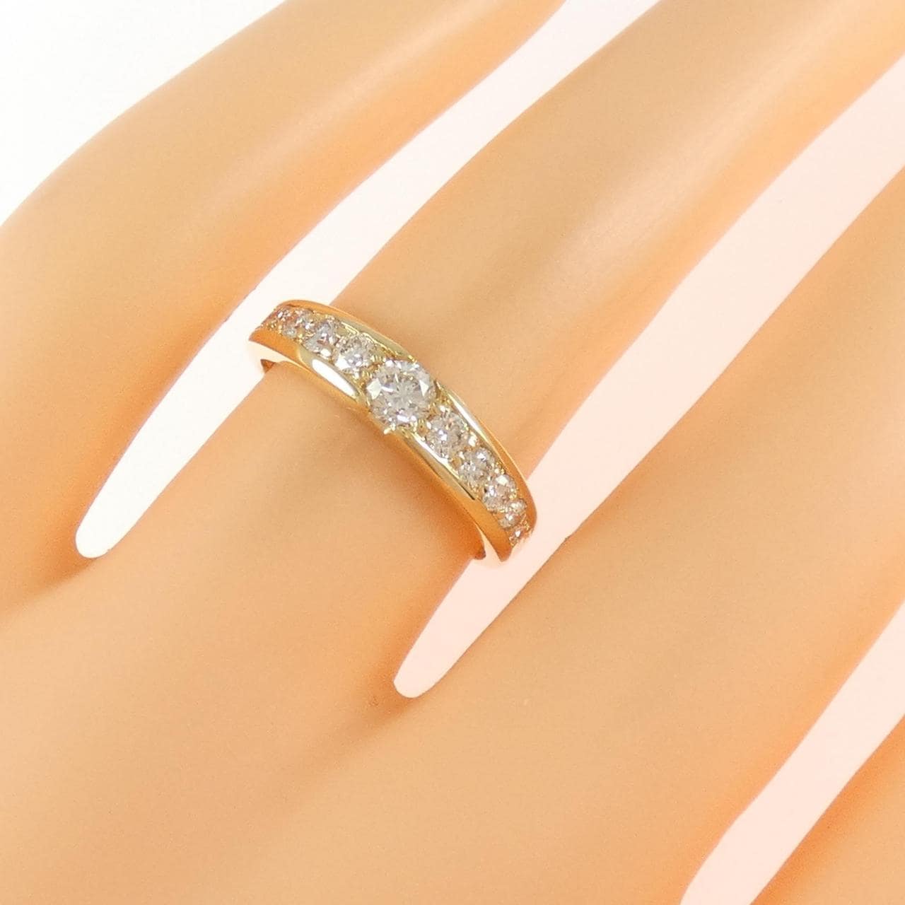 K18YG ダイヤモンド リング 0.50CT