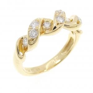 K18YG ダイヤモンド リング 0.37CT