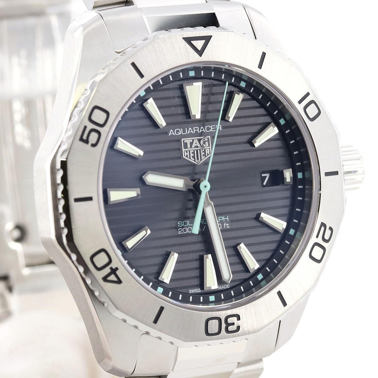 [新品] 泰格豪雅 Aquaracer Professional 200 Solar Graph WBP1114.BA0000 SS 太陽能石英