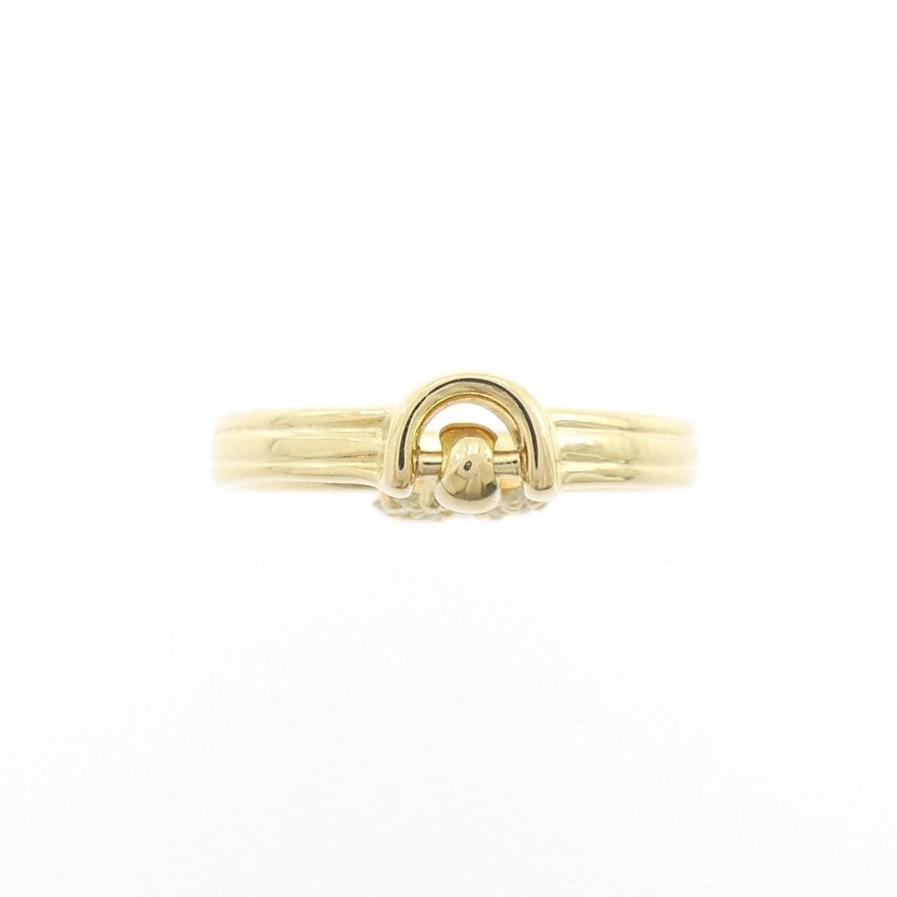 K18YG ダイヤモンド ピンキーリング 0.16CT
