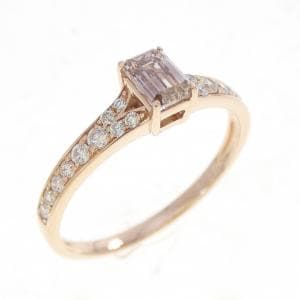 K18PG ダイヤモンド リング 0.347CT