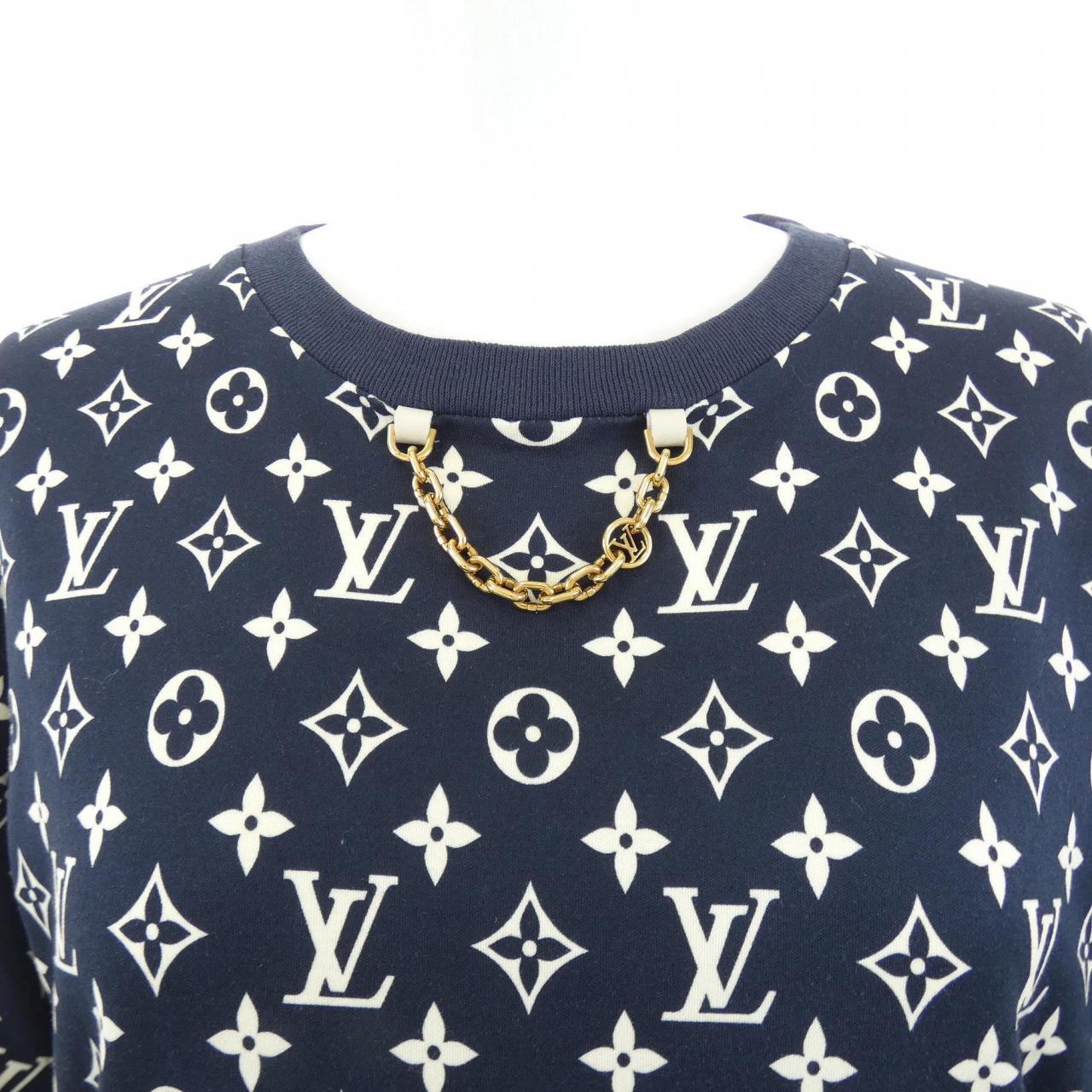 ルイヴィトン LOUIS VUITTON ストライプアクセントモノグラムTシャツ FOTS37TR1 Tシャツ
