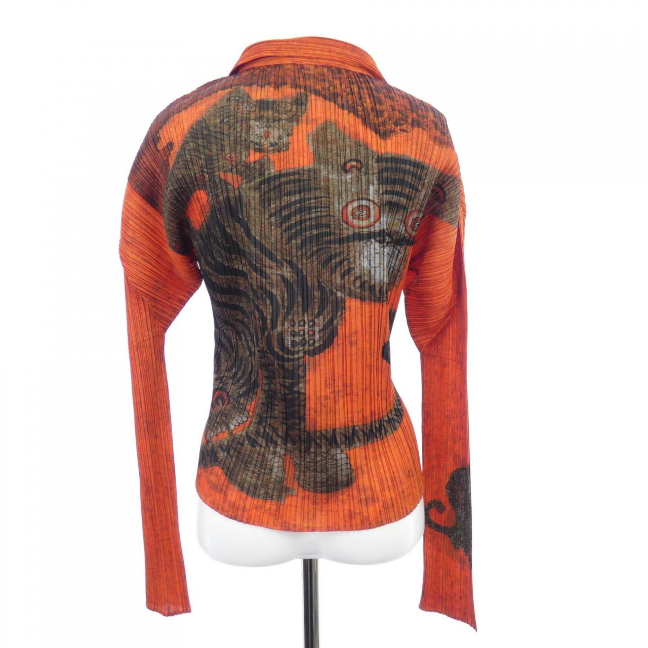 【ヴィンテージ】プリーツプリーズ PLEATS PLEASE 1998 KOREAN FOLK ART PP83-JK724 シャツ