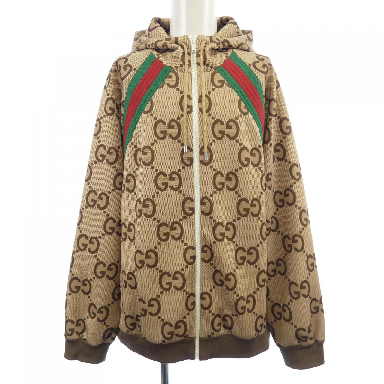 グッチ GUCCI ウェブ ストライプ付き ジャンボ GG ジップジャケット 713974 XJETI ブルゾン