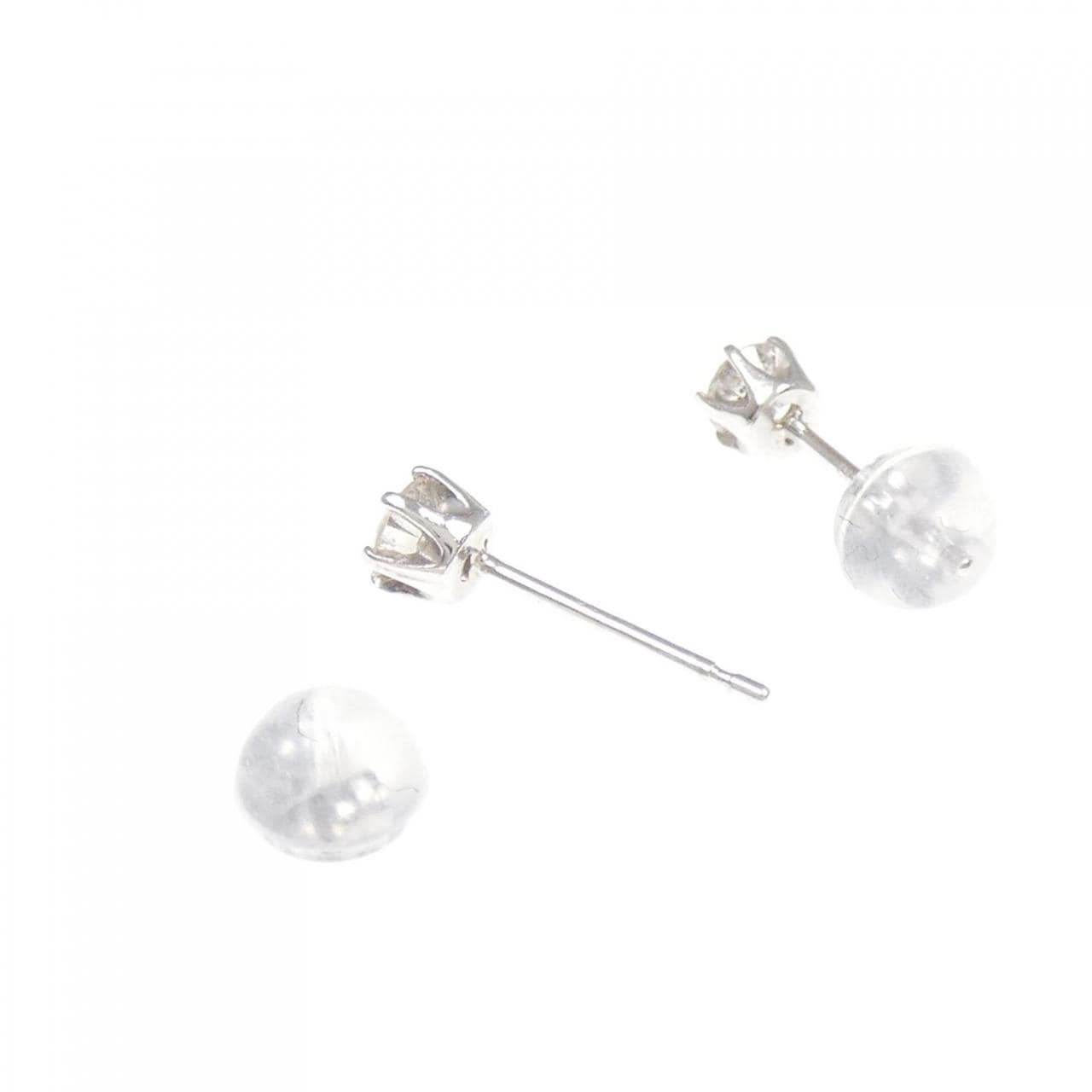 PT900单钻钻石耳环 0.30CT