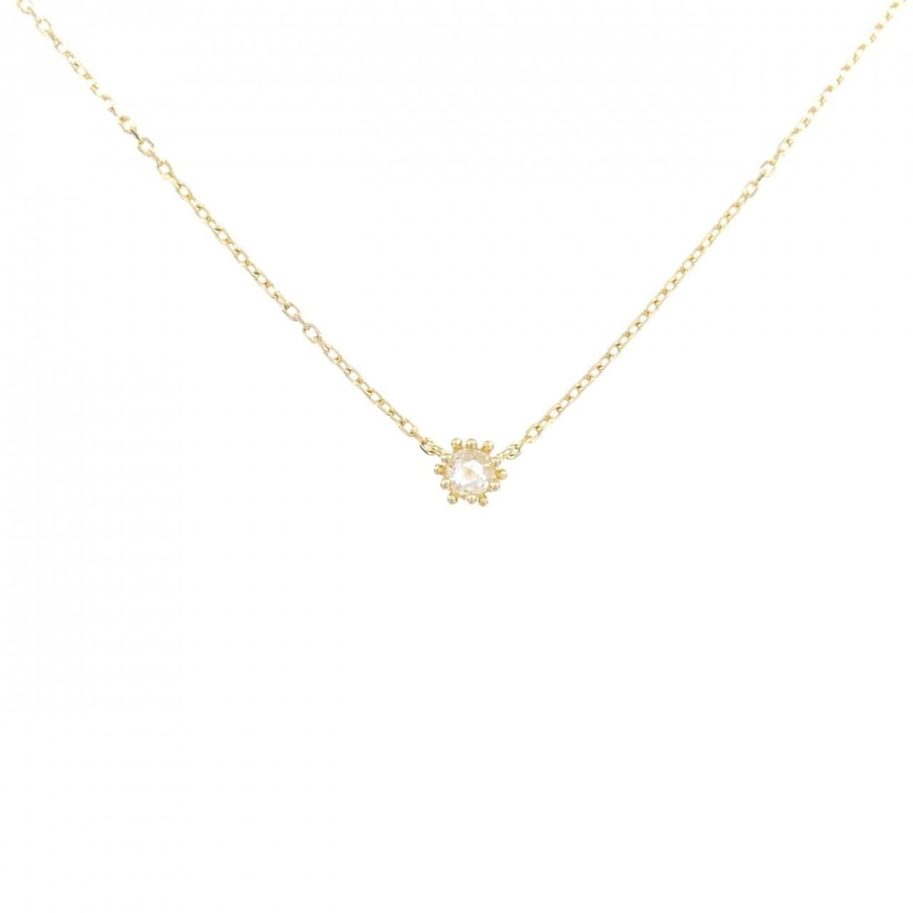 アガット ダイヤモンド ネックレス 0.02CT