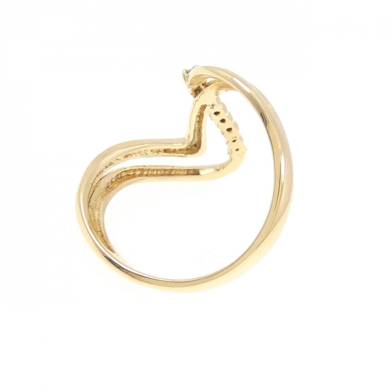 K18YG ダイヤモンド リング 0.10CT