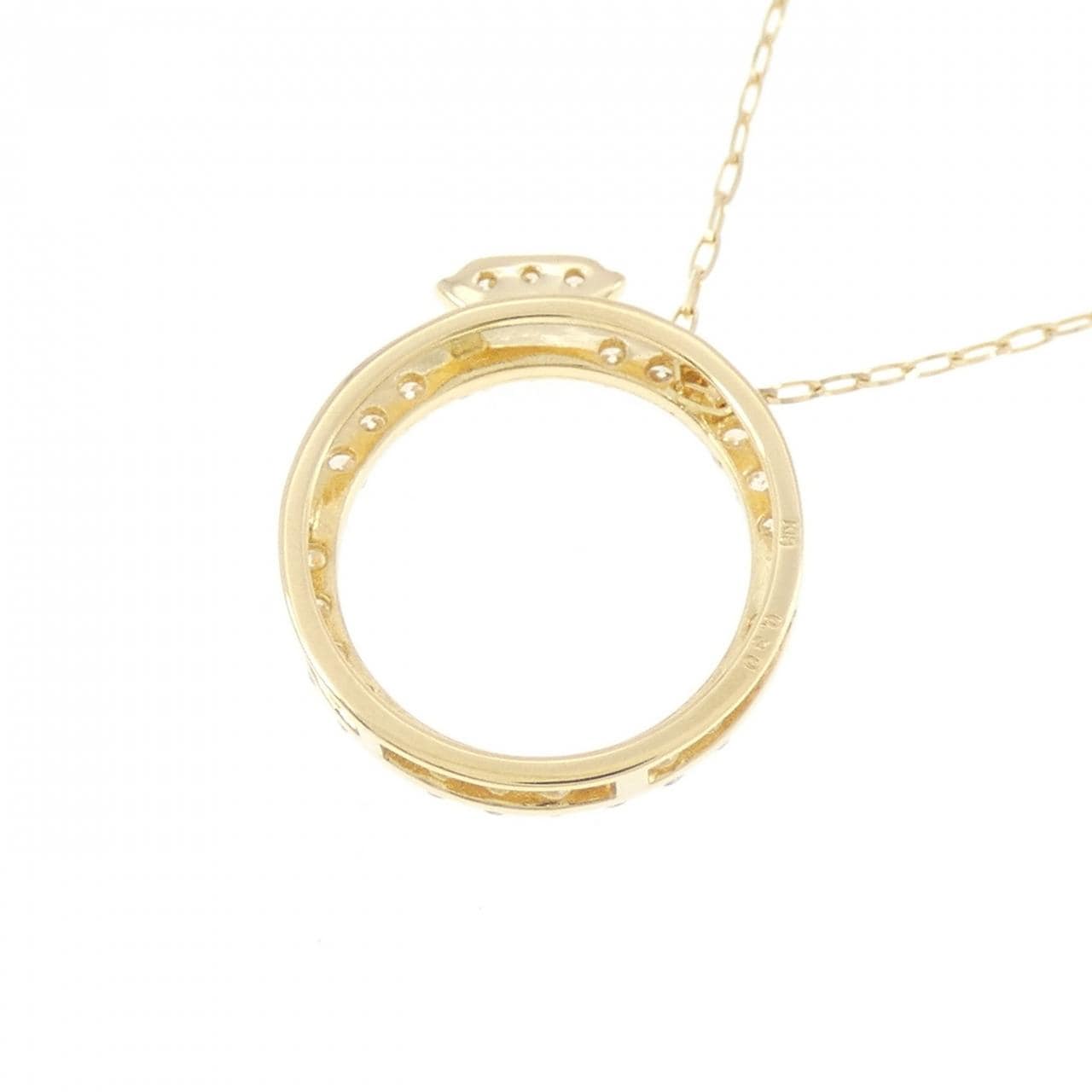 K18YG ダイヤモンド ネックレス 0.30CT