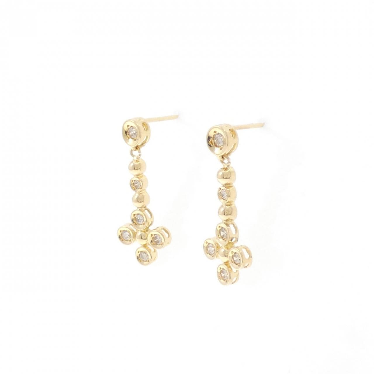 K18YG ダイヤモンド ピアス 0.20CT