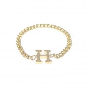 K18YG イニシャルH リング