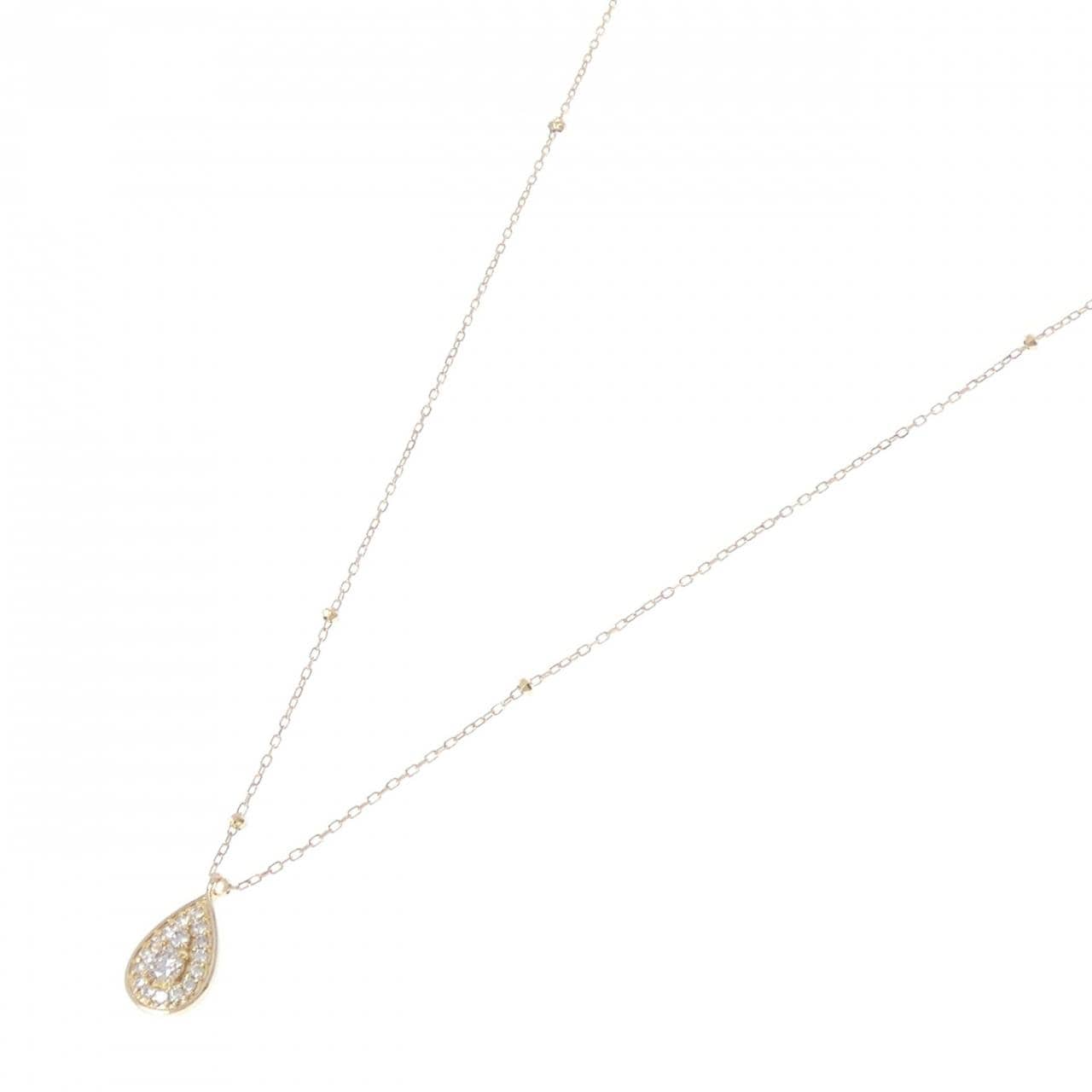 K18YG ダイヤモンド ネックレス 0.28CT