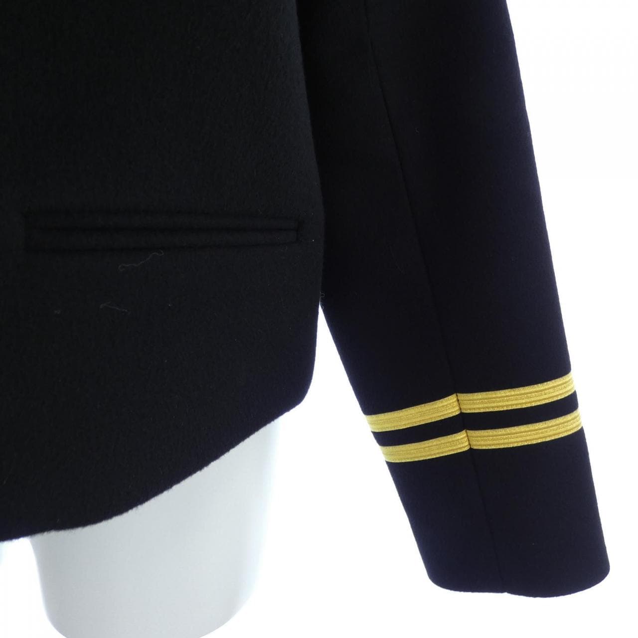 セリーヌ CELINE SPENCER CAPTAIN JACKET 2V75F6700 ノーカラージャケット