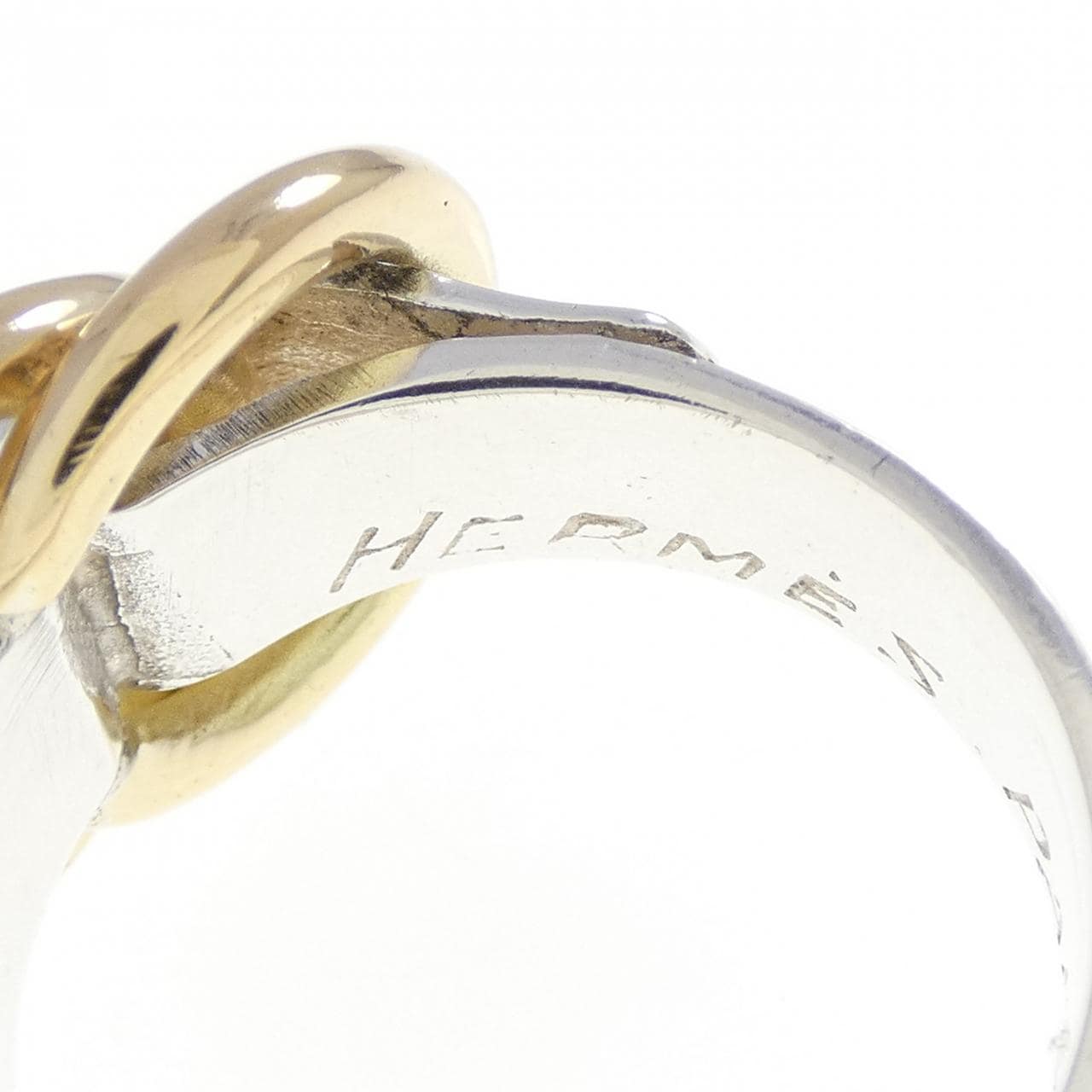 【ヴィンテージ】エルメス ドゥ ア ノー リング