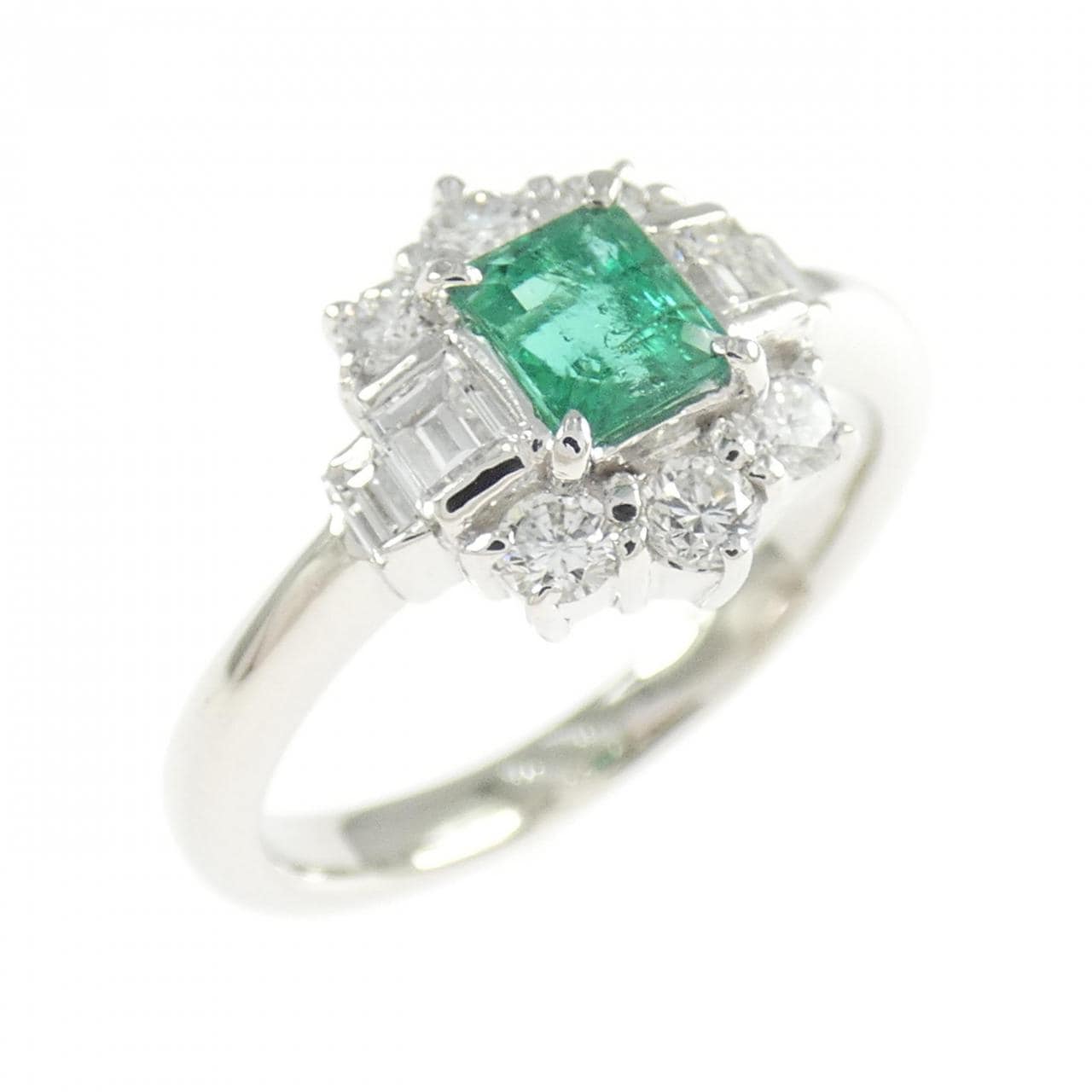 PT900 エメラルド リング 0.43CT