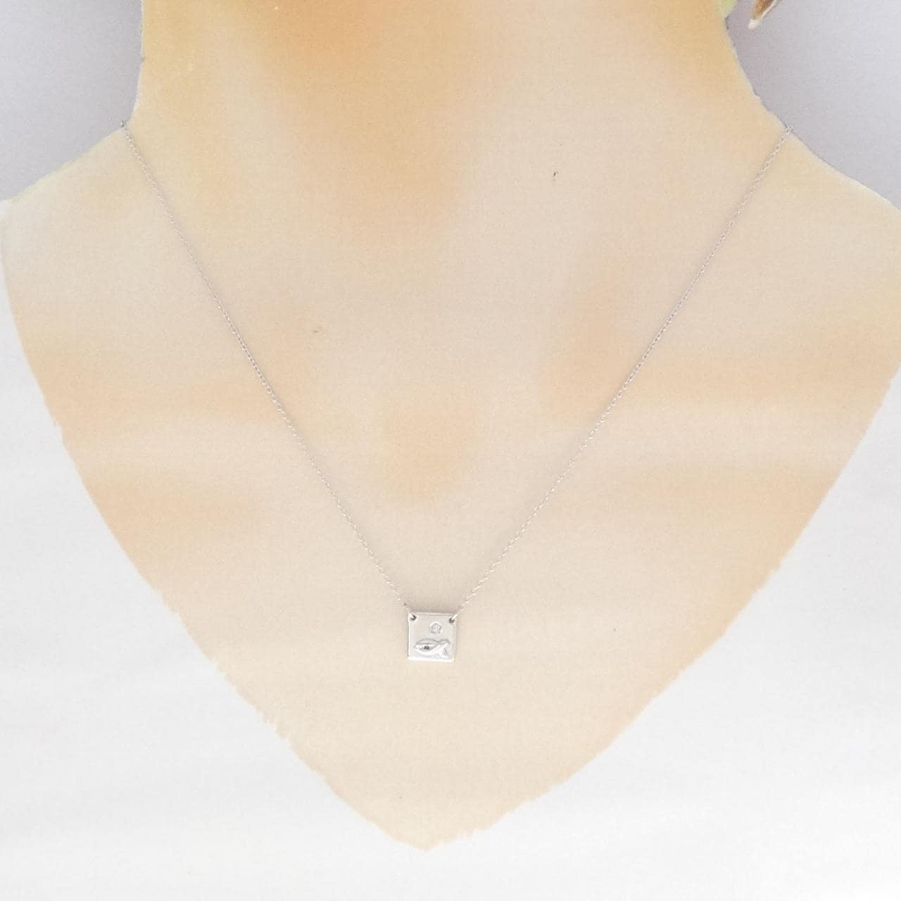 750WG ダイヤモンド ネックレス