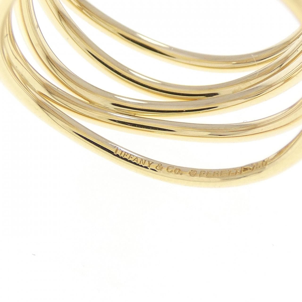 ティファニー ウェーブ5ロウ リング