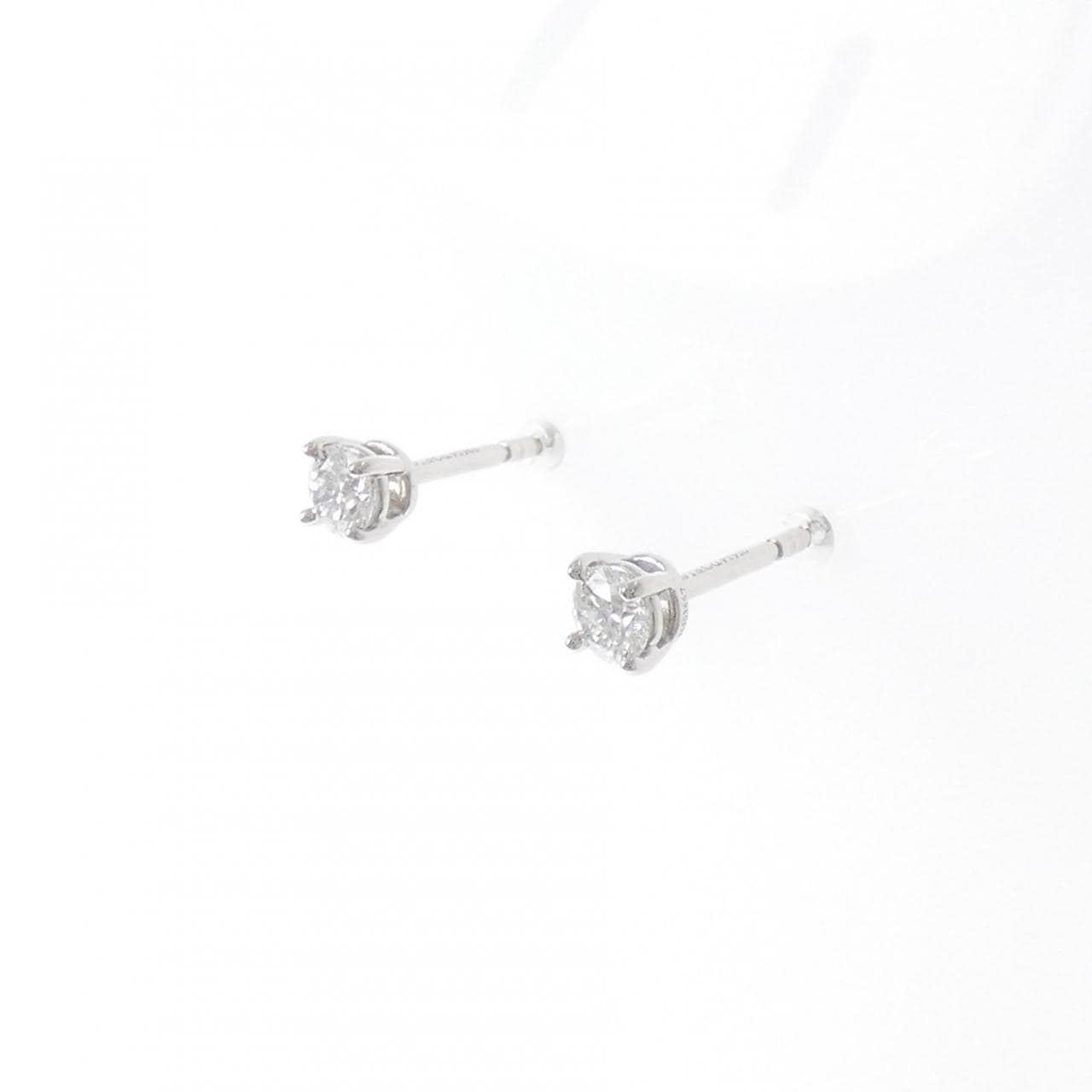 ティファニー ソリティア ピアス 0.23CT 0.23CT F VS1 3EXT-EXT