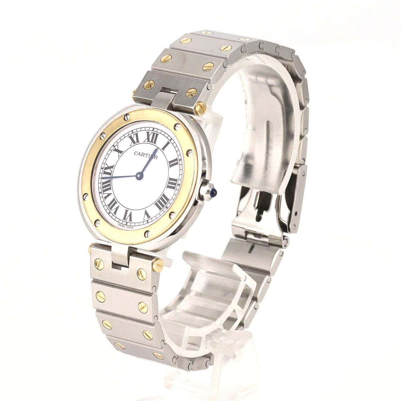 カルティエ サントスヴァンドームLM YGコンビ 83038288 SSxYG クォーツ