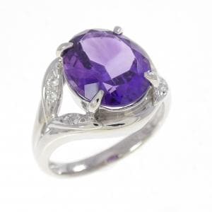 PT900 アメジスト リング 4.05CT