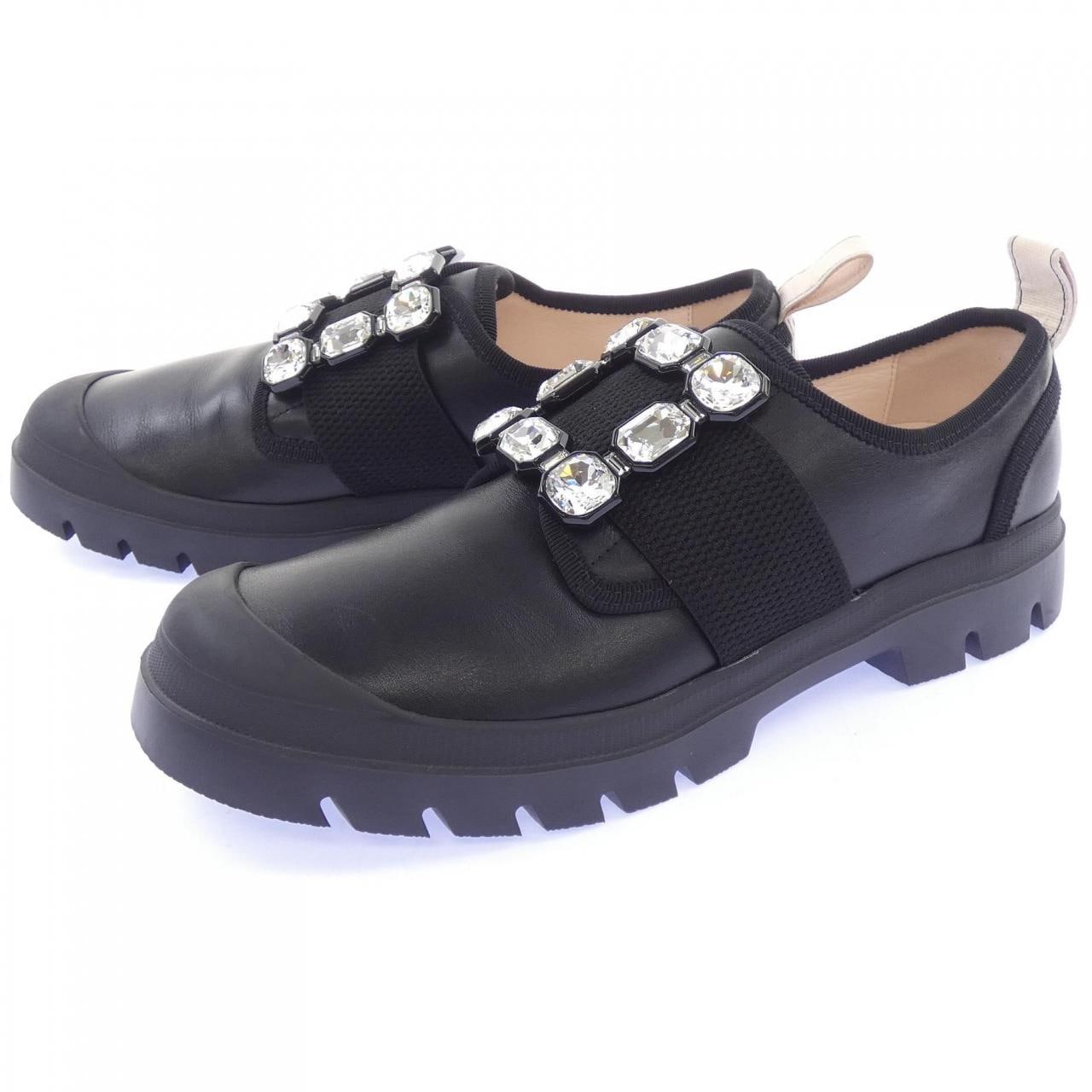 ロジェヴィヴィエ ROGER VIVIER ウォーキーヴィヴ ストラスバックル レザー スニーカー