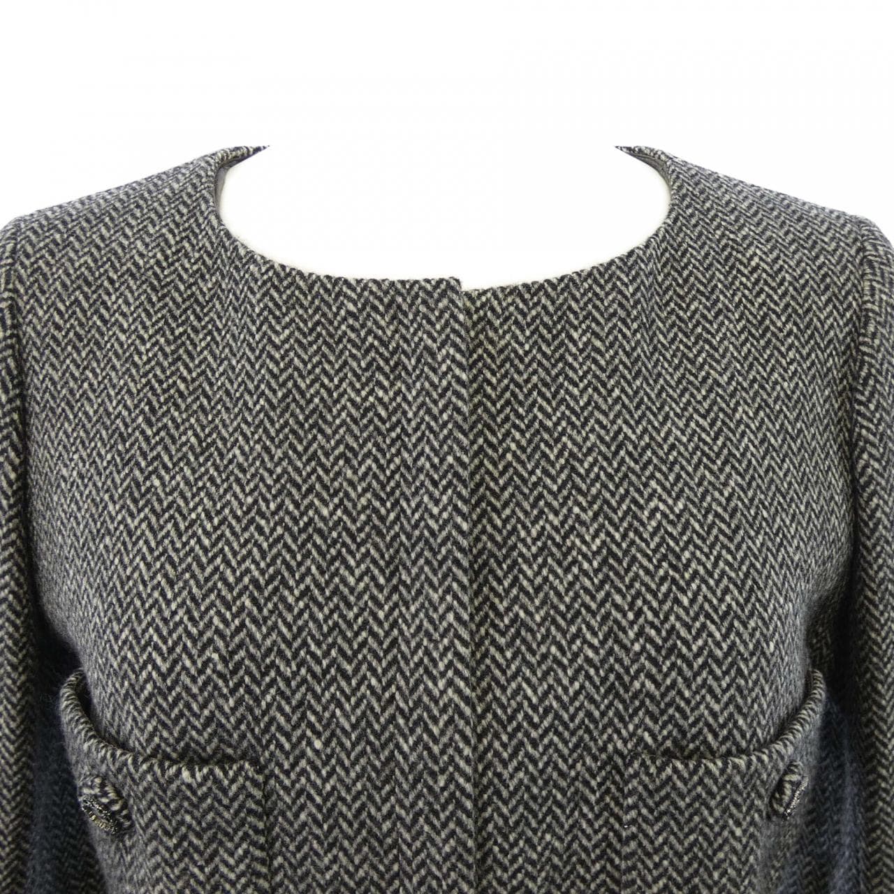 シャネル CHANEL P33328W04149 08A ノーカラージャケット