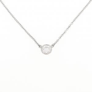 ティファニー バイザヤード ネックレス 0.34CT F VS2 3EXT