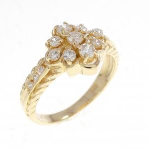 K18YG ダイヤモンド リング 0.30CT