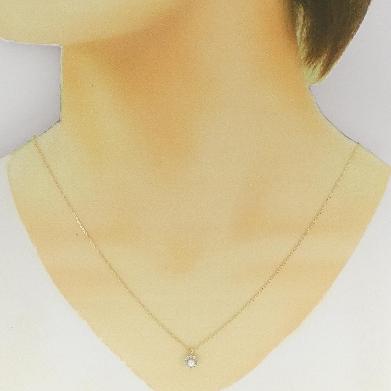 K18YG アコヤパール ネックレス 3mm