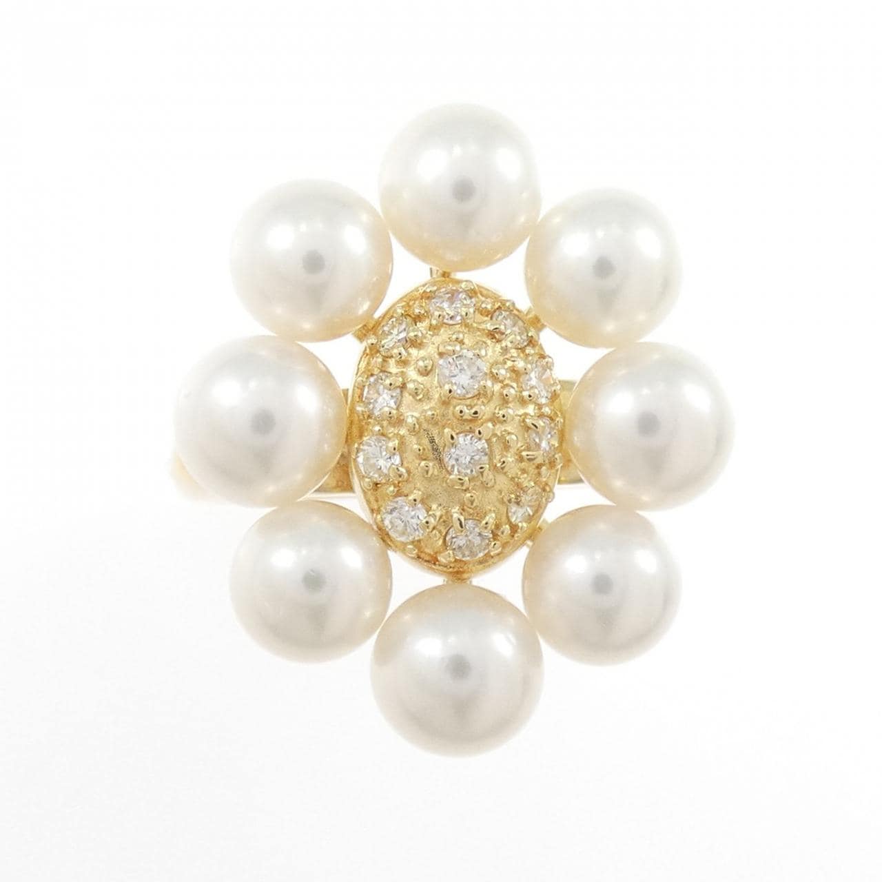 K18YG アコヤパール リング