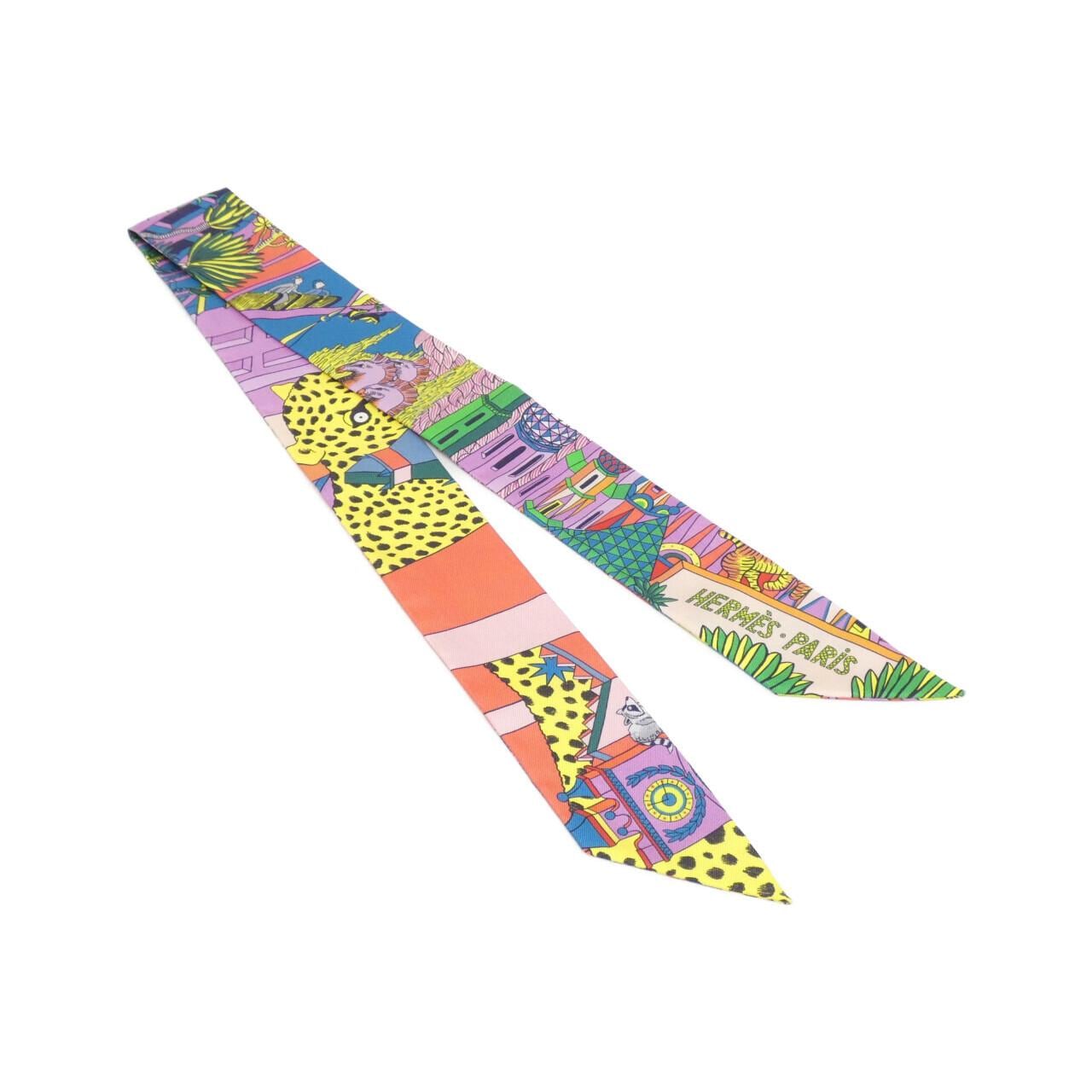 エルメス ANIMAPOLIS PLUMETIS ツイリー 068082S スカーフ