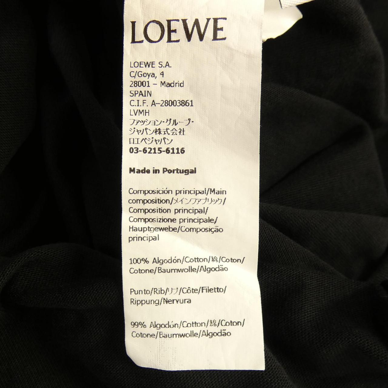 ロエベ LOEWE アナグラム リラックスフィットTシャツ H526Y22X99 Tシャツ