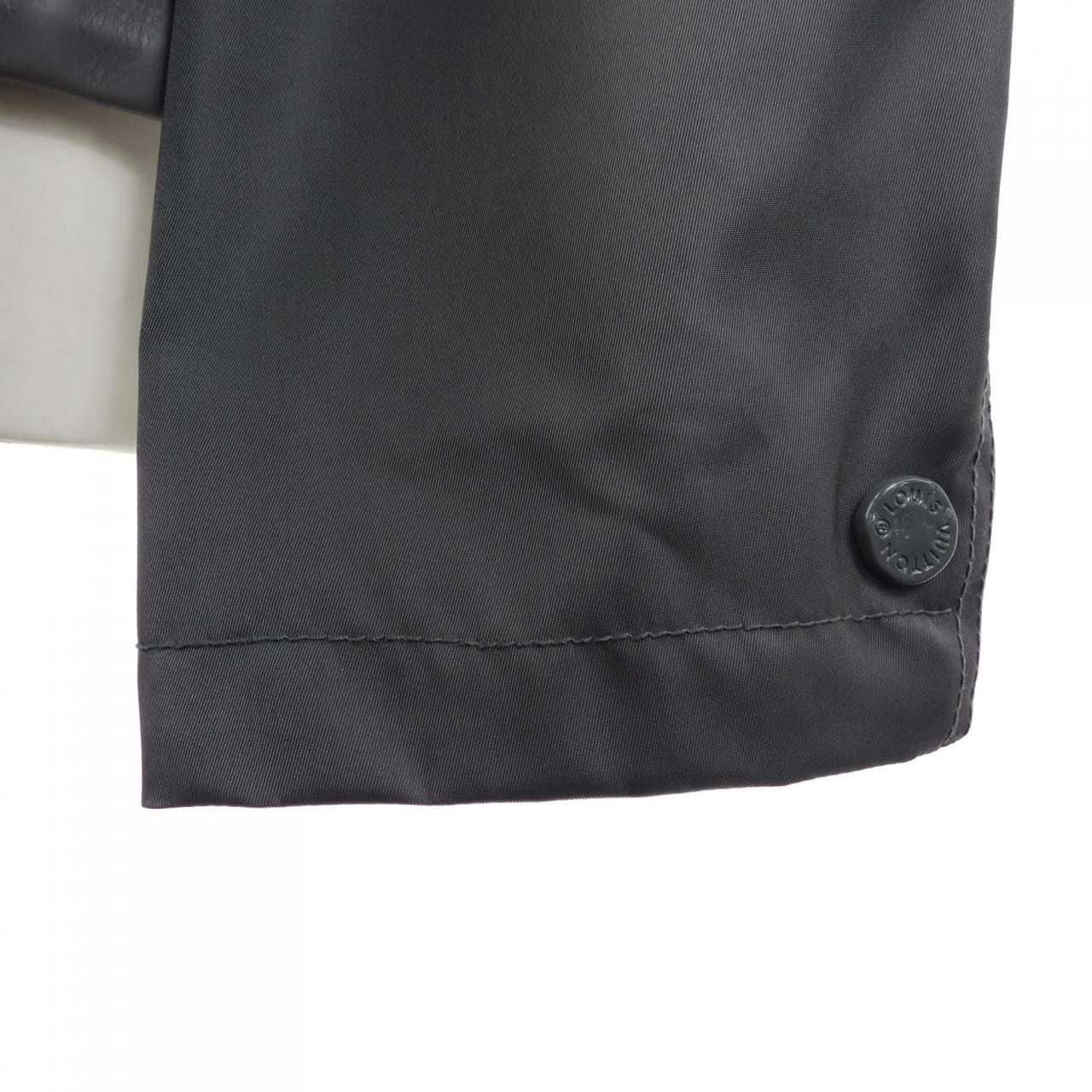 ルイヴィトン LOUIS VUITTON エンブロイダリーレザーミックスブルゾン HNL02WTHA レザージャケット