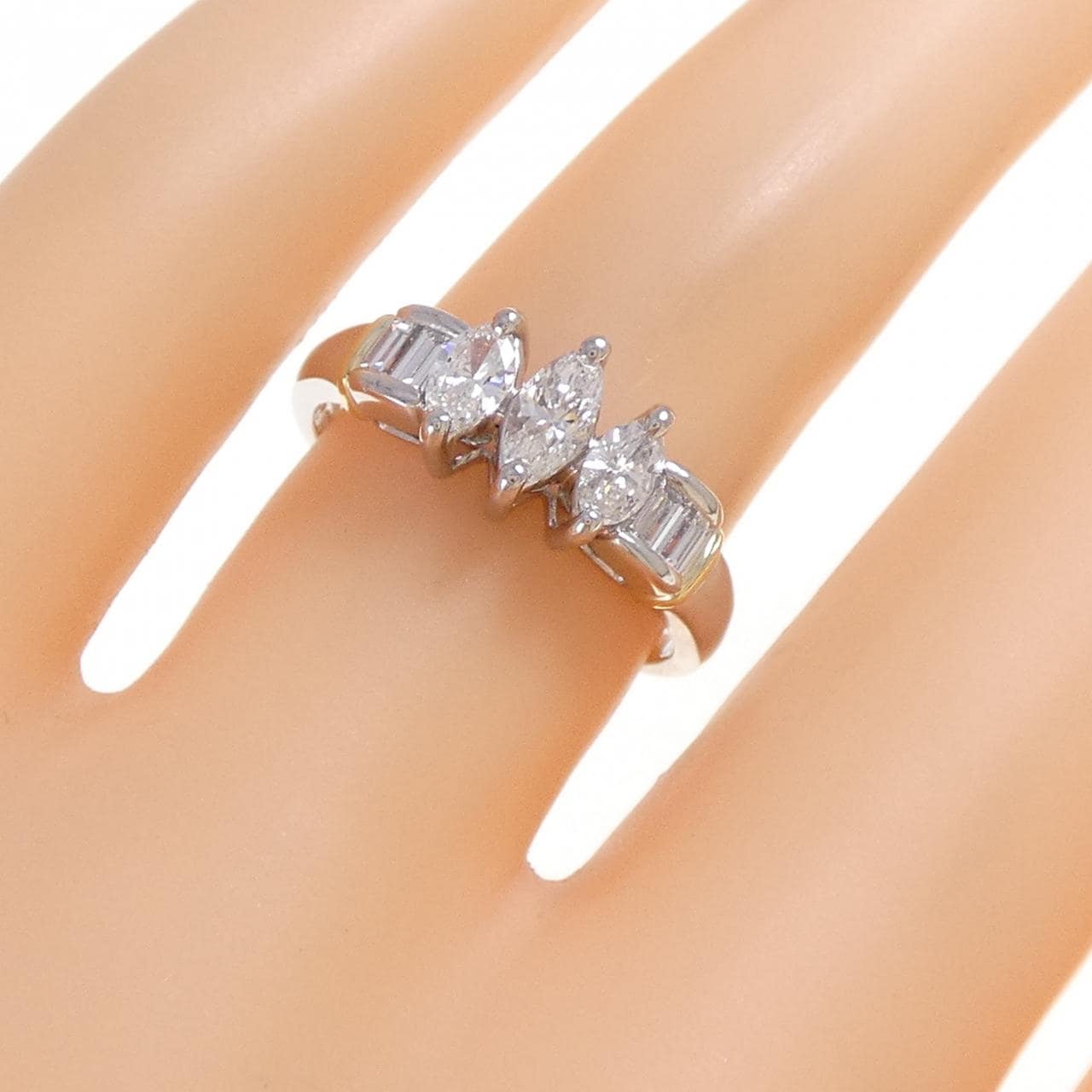 PT900/K18YG ダイヤモンド リング 0.60CT