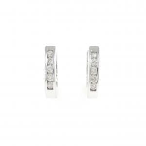 K18WG ダイヤモンド ピアス 0.30CT